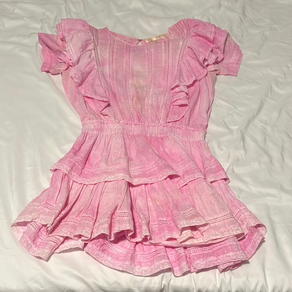 Pink Ruffled Dress